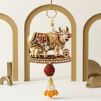 Designer Cow & Calf Wall Hanging Keychain Set